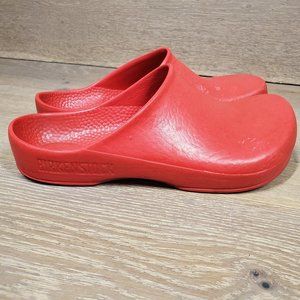 Birkenstock Super Birki Red Clogs Size 38